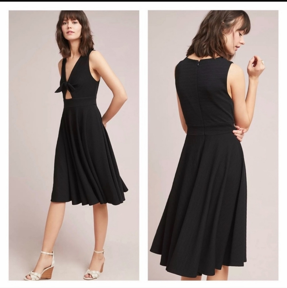 NWT Anthropologie Hutch April Black Dress